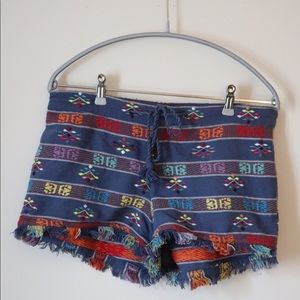 Tiger lily shorts